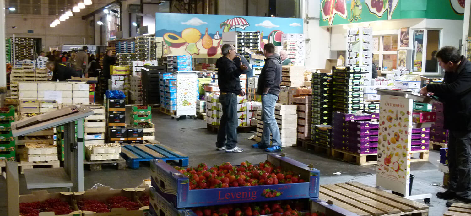 Buntes Treiben in der Großmarkthalle München Buntes Treiben in der Großmarkthalle München
